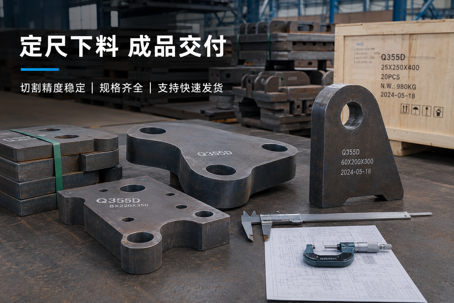 Q355D低温钢板切割加工_工程机械异形件定尺下料厂家3.png